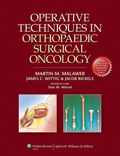 Operative Techniques In Orthopaedic Surgical Oncology 9781451176285