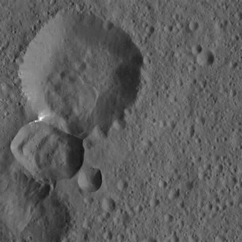 Bright Spotted Crater Rim On Ceres The Planetary Society