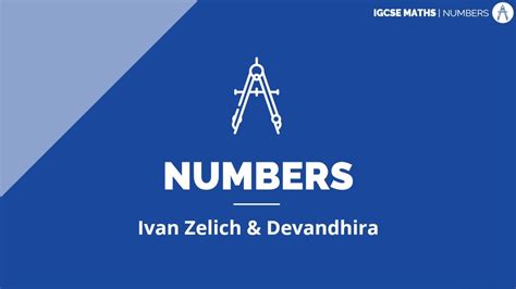 Numbers Maths Igcse S1·e1 Znotes Live Youtube