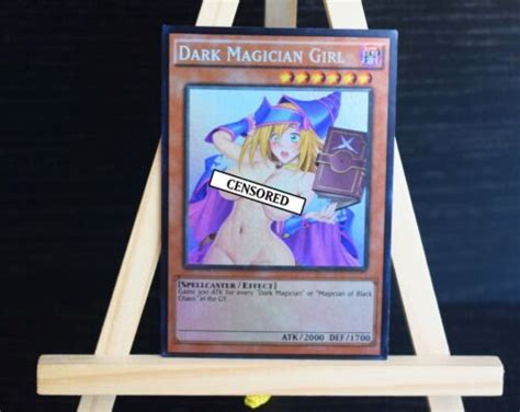Buy Dark Magician Girl V4 Yugioh Holo Orica Proxy Sexy Nsfw Custom Card