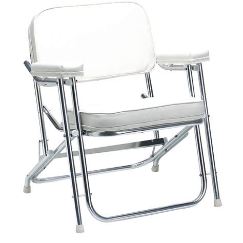 Find high quality, well made, sturdy and comfortable folding aluminum lightweight boat chairs and tables for yachts and decks. Seachoice White Folding Deck Chair-78501 - The Home Depot