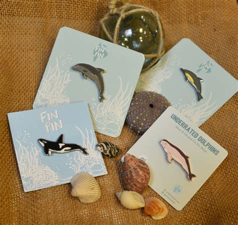 Dolphin Fin Pins — Marine Mammal Foundation