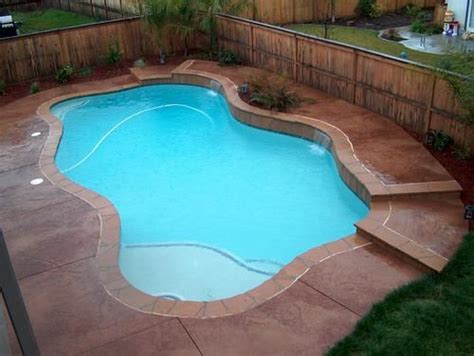 There are several manufacturers that make paint specifically designed for swimming pools, but this option will wear down quickly and you'll need to repaint your pool surface often to keep everything. Stamped Concrete Pool Deck | Freeform pool w/stamped ...
