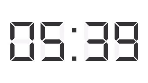 Digital Clock Timer 24 Hours Stock Motion Graphics Motion Array