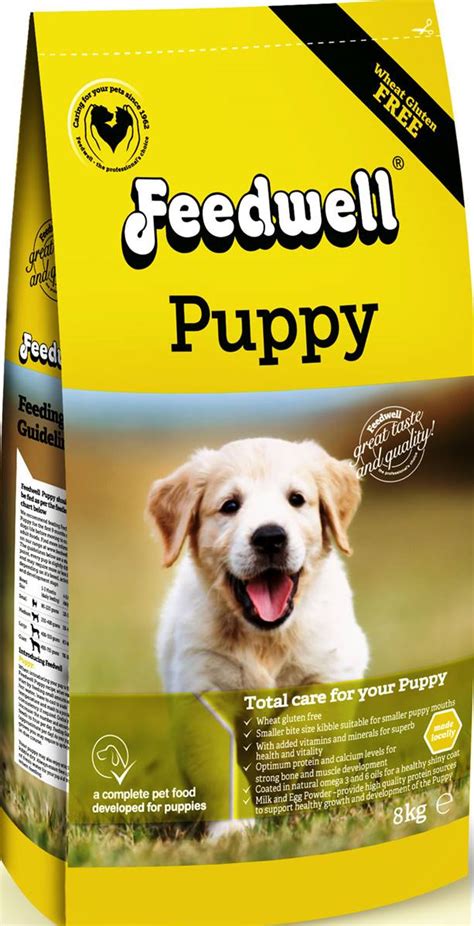 It contains no derivatives, preservatives or fillers, and contains only natural ingredients. Feedwell Gluten Free Dog Food for Puppy - 8kg