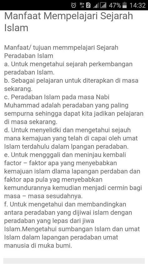 Tapi lebih kepada adanya kebutuhan manusia akan kedudukannya dihadapan sang penciptanya. Jelaskan Manfaat Mempelajari Sejarah Islam Bagi Kehidupan ...