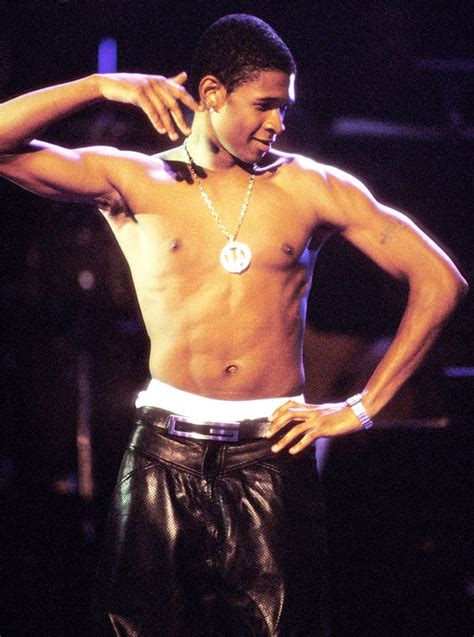 january 1 1997 usher s hottest shirtless moments us weekly