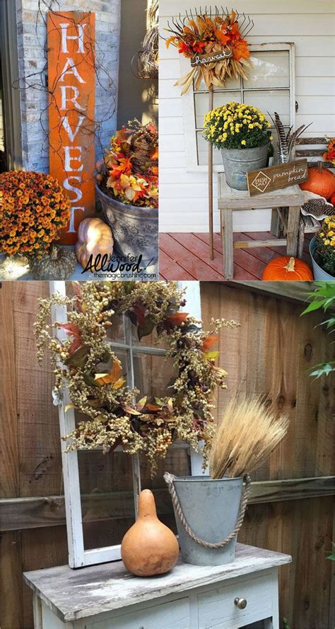 25 Splendid Diy Fall Decorations For Your Front Door And Porch From