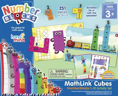 Numberblocks Mathlink Cubes 1 10 Activity Set Coming Soon