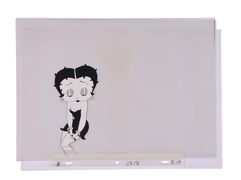 Who Framed Roger Rabbit 1988 Betty Boop Wardrobe Malfunction Animation Cel In Propstore