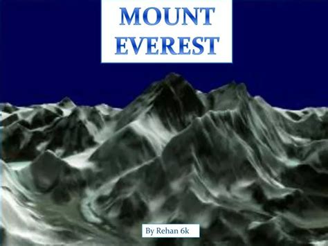 Ppt Mount Everest Powerpoint Presentation Free Download Id2515291