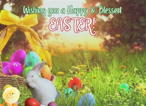 Blessed Easter Wish Ecard Free Happy Easter Ecards Greeting Cards