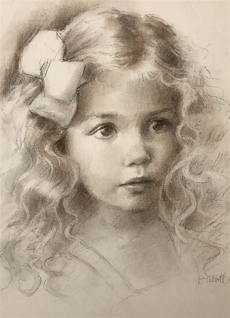 Conte Drawing By Christy Talbott Portrait Art Inspiration Drawing