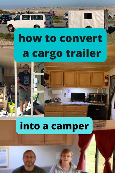 How To Convert A Cargo Trailer Into A Camper Converted Cargo Trailer