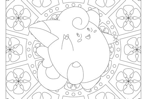Pokemon Coloring Pages Clefairy Best Quality Hd