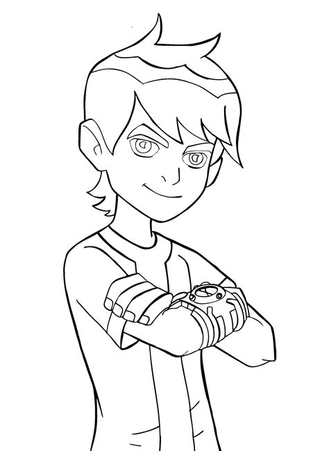 Ben 10 Coloring Pages Ben Downloadable | K5 Worksheets