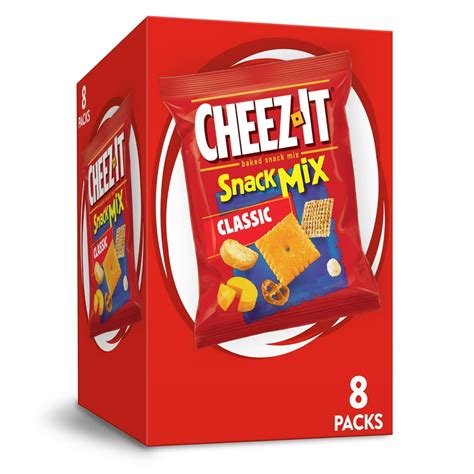 Cheez It Baked Snack Mix Classic 15oz Bag 8 Ct