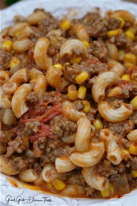 Our most trusted ground beef goulash recipes. Easy Beef Goulash Recipe | Great Grub, Delicious Treats