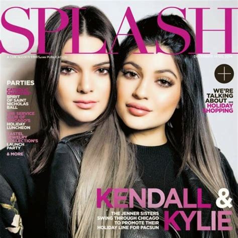 Kendall And Kylie Jenner Cover Splash Magazine December 2014