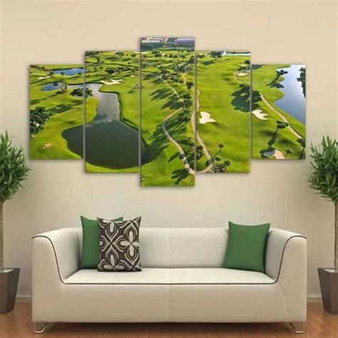 Golf Wall Artgolf Wall Decor Golf Canvas Print Golf Course Etsy In