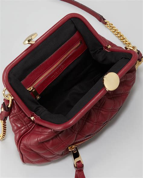 Lyst Marc Jacobs Little Stam Crossbody Bag In Red