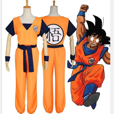 Dragon Ball Son Goku Super Saiyan Adult Cosplay Costumes Halloween