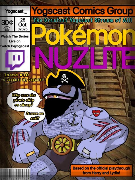 Pokémon Nuzlite Comic Series Issue 10 “o Captain My Captain” Ryogscast