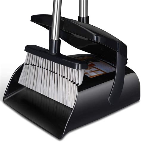 Broom And Dustpan Set Commercial Long Handle Sweep Set And Lobby Broom