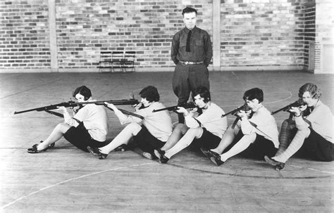 On The Banks Of The Red Cedar Women S Rifle Team C 1920s