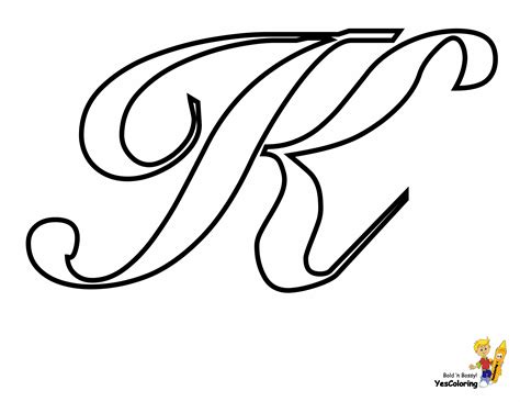 Cursive Letters Coloring Pages Coloring Pages