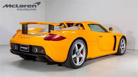 Porsche Carrera Gt With Yellow Exterior Is Steeply Priced
