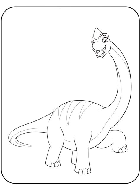 Kids-n-fun.de | Malvorlage Paw Patrol Dino Rescue Brachiosaurus
