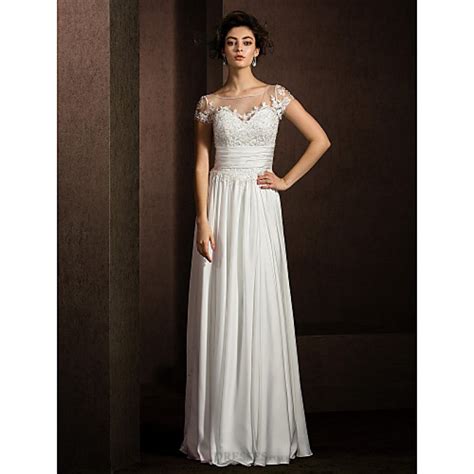 Check spelling or type a new query. A-line Petite / Plus Sizes Wedding Dress - Ivory Floor ...