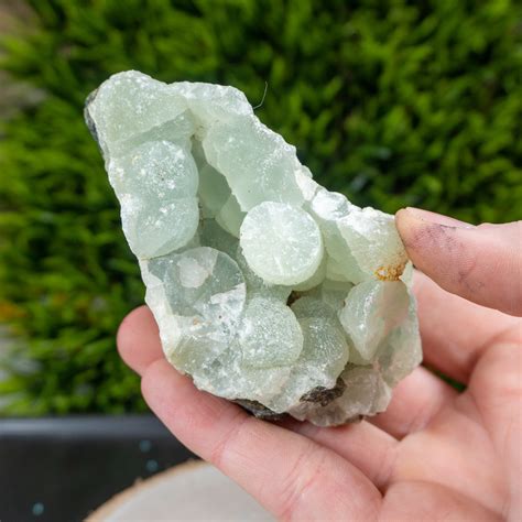 Raw Prehnite With Epidote 1 The Crystal Council