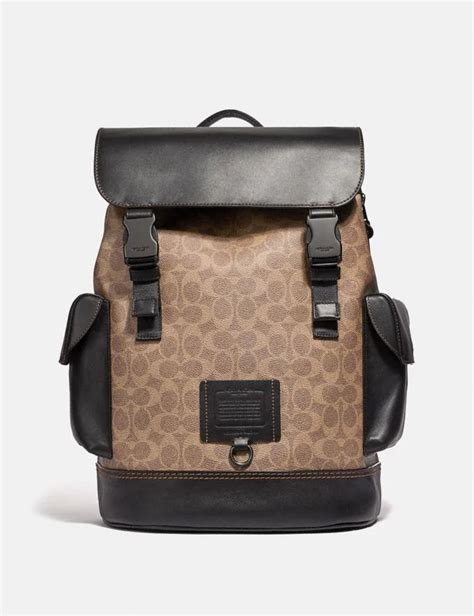 Rivington Backpack In Signature Canvas Coach