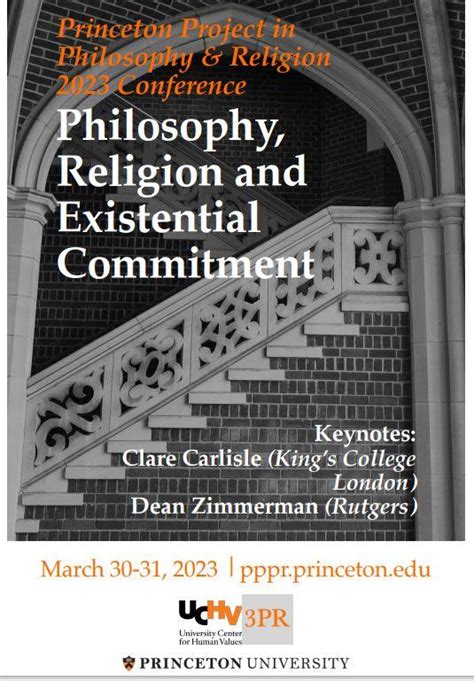 Princeton Project In Philosophy And Religion 2023 Conference Philosophy