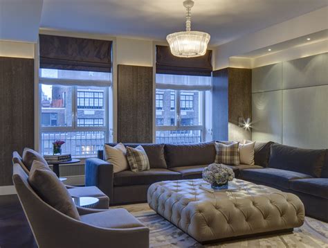 330 Penthouse Grade New York Contemporary Living Room Design