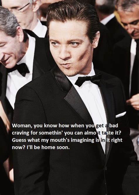 Woman This Is Jeremy Fucking Renner Talking Jeremy Renner Renner Clint
