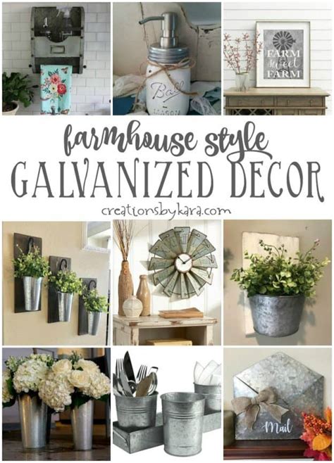 Revamp your home office in 2021 with our picks for the best decor ideas, including furniture, decorations, storage cabinets, lighting and more. Farmhouse Style Galvanized Decor - Creations by Kara