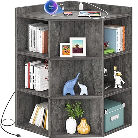 Buy Aheaplus Corner Cabinet Corner Storage With Usb Ports And Outlets