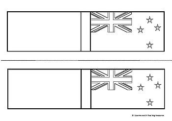 Facts about New Zealand – Flag Craft by Suzanne Welch Teaching Resources