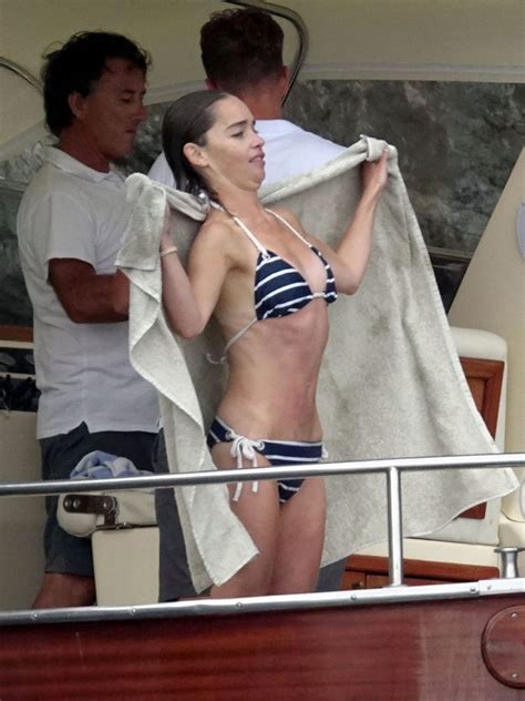 Emilia Clarke Looks Haggard In A Bikini On Vacation In Italy 55 Photos