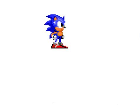 Sonic The Hedgehog 2 Sprite 16 Bit By Sonicwariat94 On Deviantart