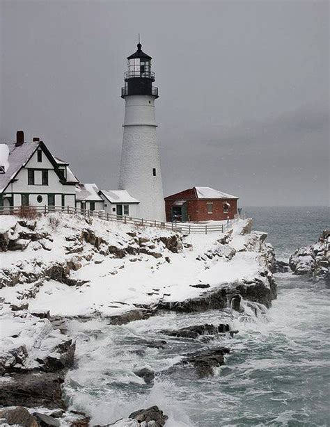 These Lighthouses In Winter Are Picture Perfect Beautiful Lighthouse