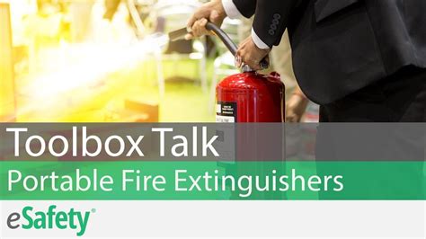 2 Minute Toolbox Talk Portable Fire Extinguishers Youtube