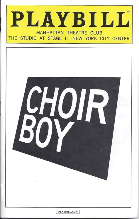 Theatre S Leiter Side Review Of Choir Boy July