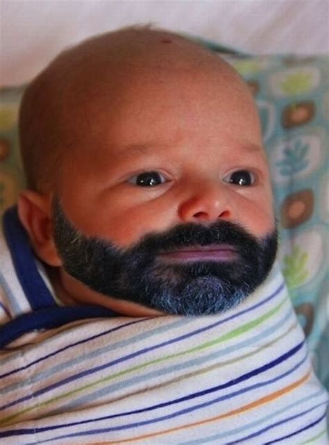 Baby Beard Haha Funny Baby Pictures Funny Babies Funny Baby Faces