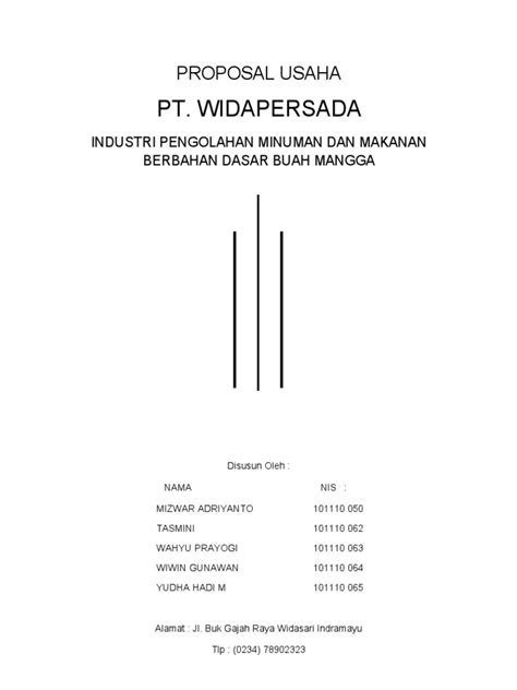 Hal ini dimaksudkan agar bisnis usaha makanan dapat berjalan sukses kedepannya. Contoh Cover Proposal Usaha Makanan : Contoh Proposal Usaha Makanan Unik - Contoh Etc - Jadi ...