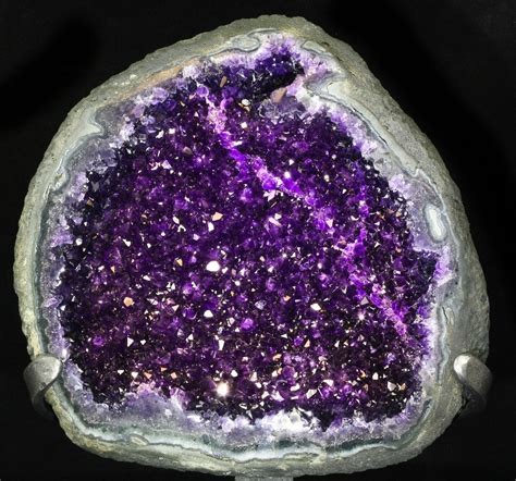 Amazing Amethyst Geode Display On Stand Museum Piece For Sale 31211