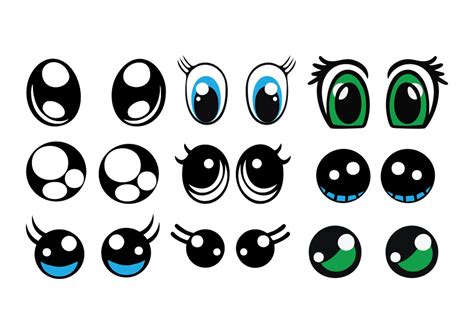 Kawaii Eye Compilation Clipart Graphic By Magnolia Blooms · Creative